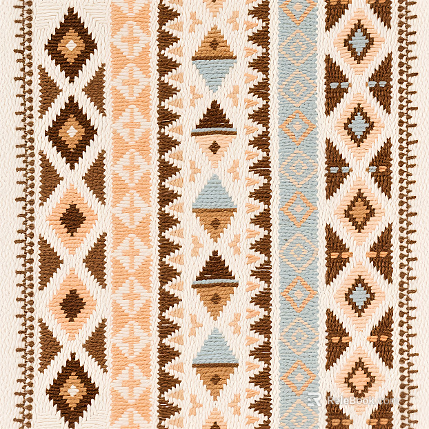 Bohemian Pattern Rug texture