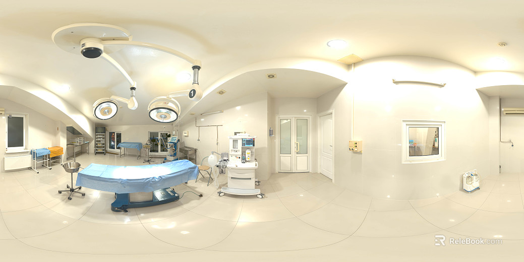 Modern indoor hospital operating room HDR texture