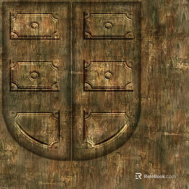 Retro Style Old Wooden Door Castle Entry Door texture