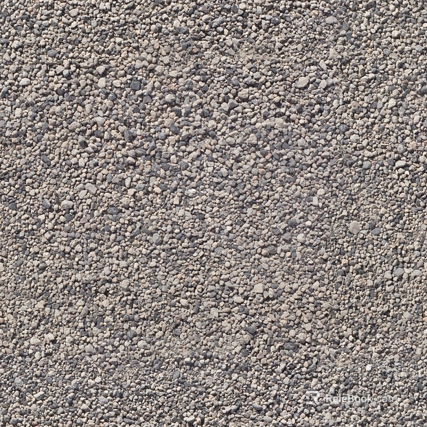 Ground gravel texture