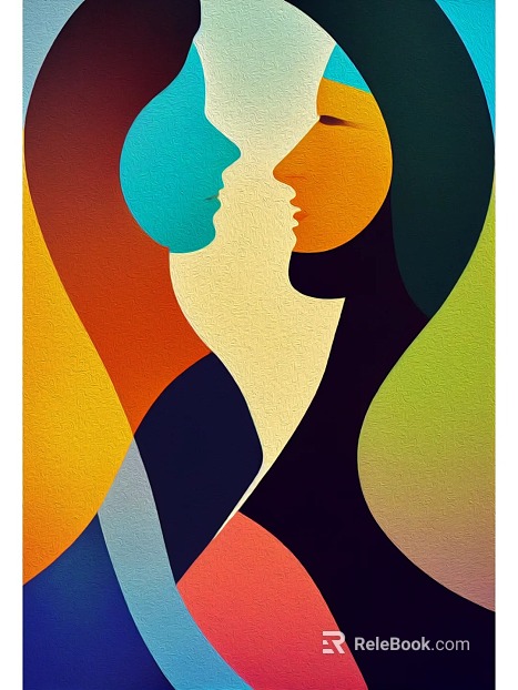 abstract figure painting texture