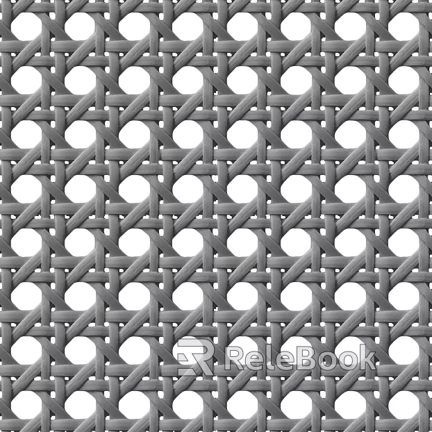 Woven goods woven mesh black and white seamless texture