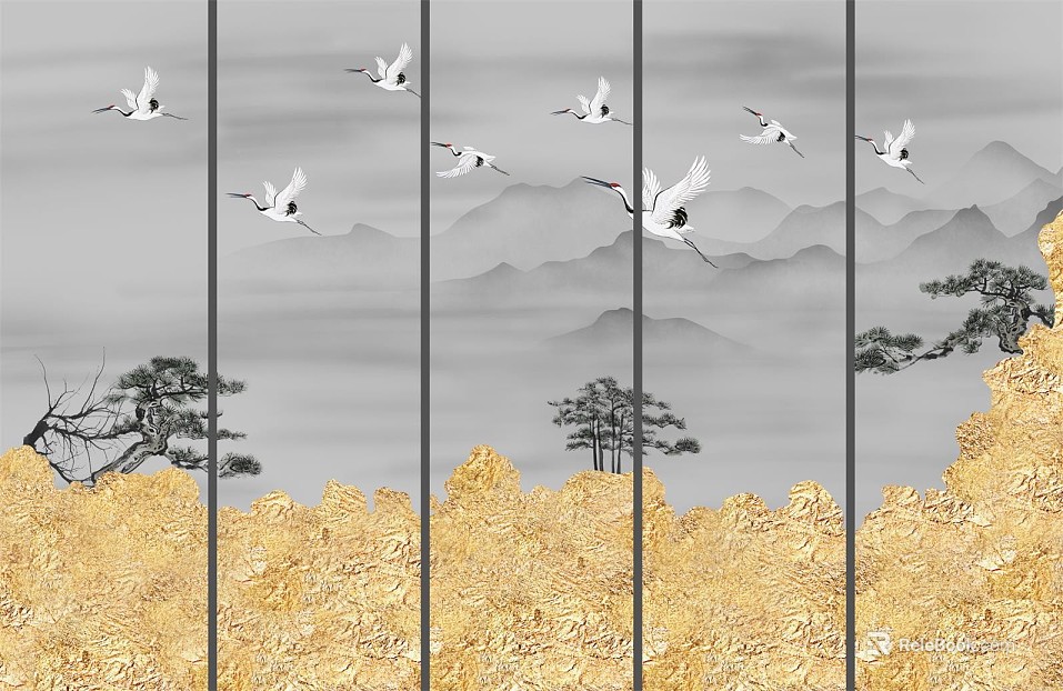 animal and plant pattern texture