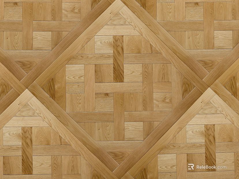 European-style wooden parquet floor texture