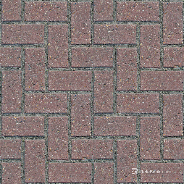 Brick pavement texture