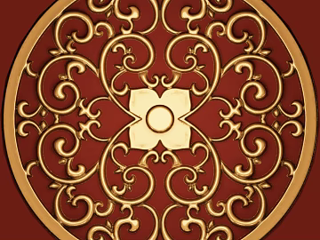metal carving 3d model