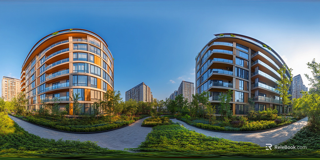 Modern Community Day Panoramic HDR texture