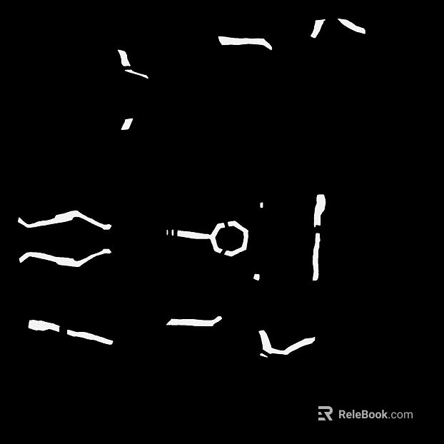 Black and white mechanical-style bump map texture