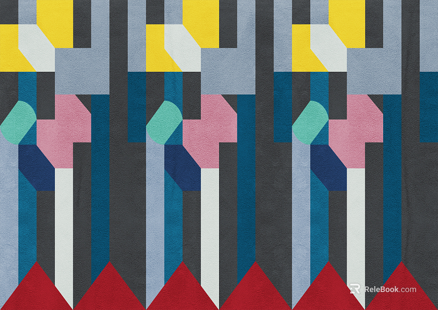 geometric carpet texture