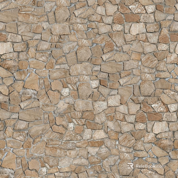 Outdoor building gravel culture stone wall ground texture