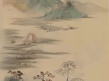 landscape painting texture (ID:ffach593456)