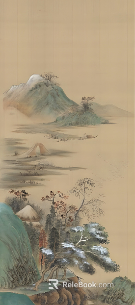 landscape painting texture