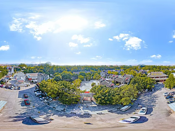 HDR Tourism Ecological Ancient Town Panoramic View texture (ID:ffach043503)