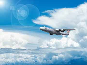 blue sky and white clouds aircraft texture (ID:ffach887650)