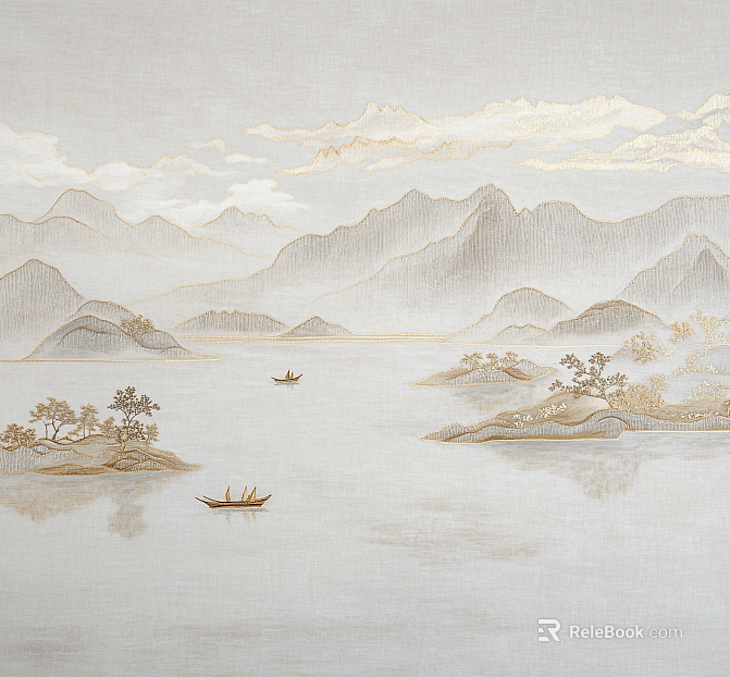 landscape painting texture