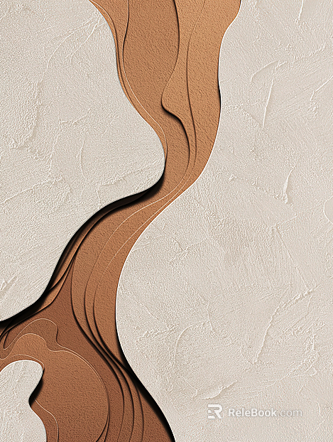 three-dimensional physical painting texture