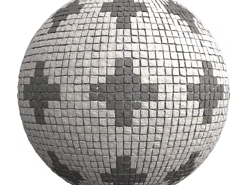 Stone paved ground PBR texture (ID:ffach473281)