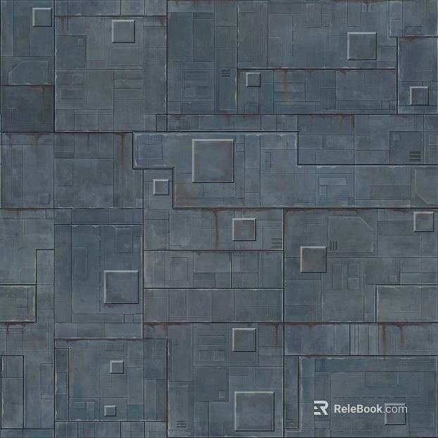 Industrial wind ash old metal plate wall texture