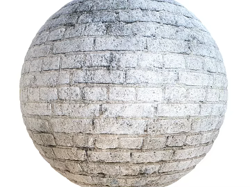 Brick wall PBR 3d model