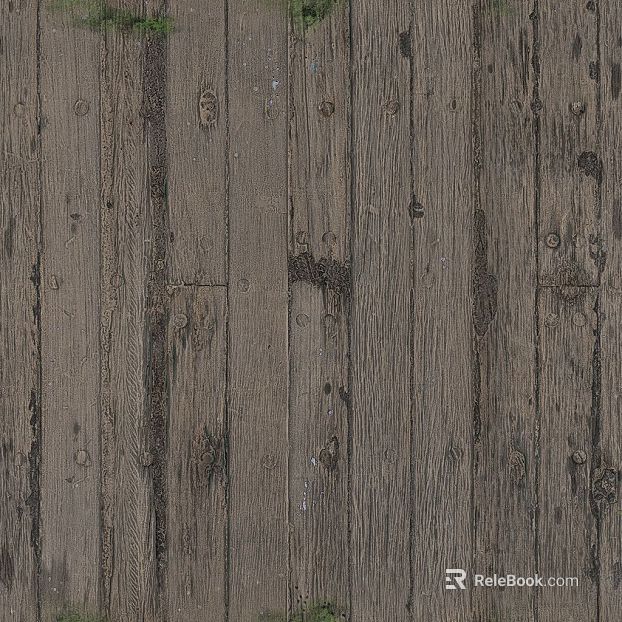 Dark gray dilapidated wooden floor indoor ground texture