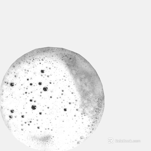 Transparent bubble texture decoration material texture
