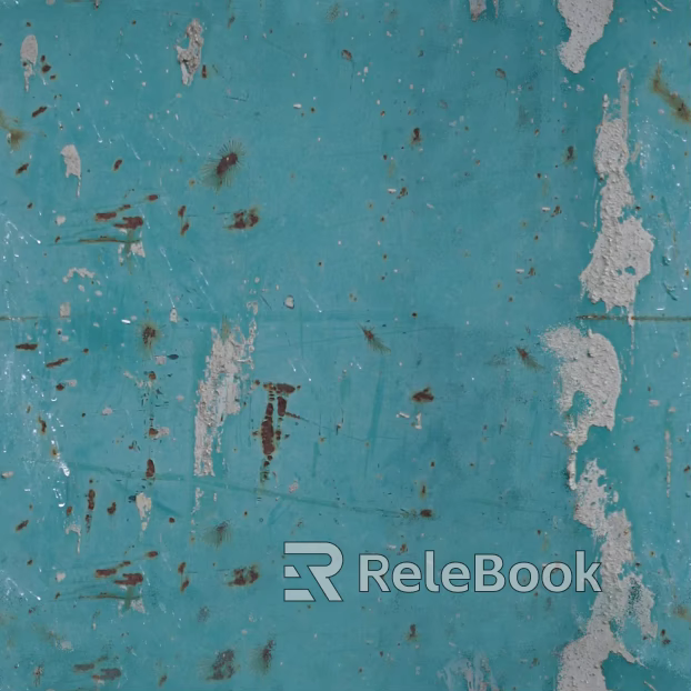 Painted metal texture