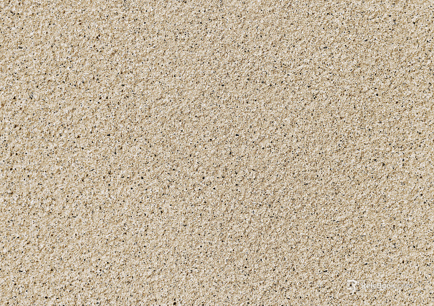 Yellow sand-in-water real stone paint texture