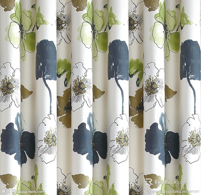 Curtains texture