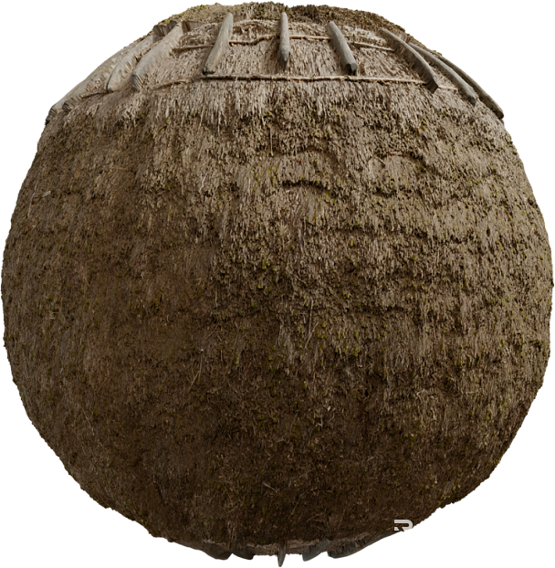 Roof tile PBR texture