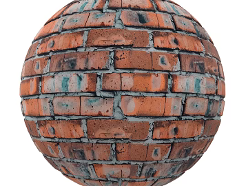 Brick wall PBR texture (ID:ffach651964)