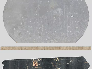 Vintage distressed metal plate decorative panel texture (ID:ffaeh472289)