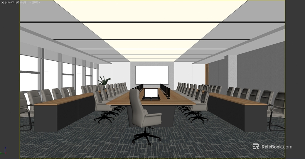 Dark Grey Geometric Pattern Carpet Meeting Room texture