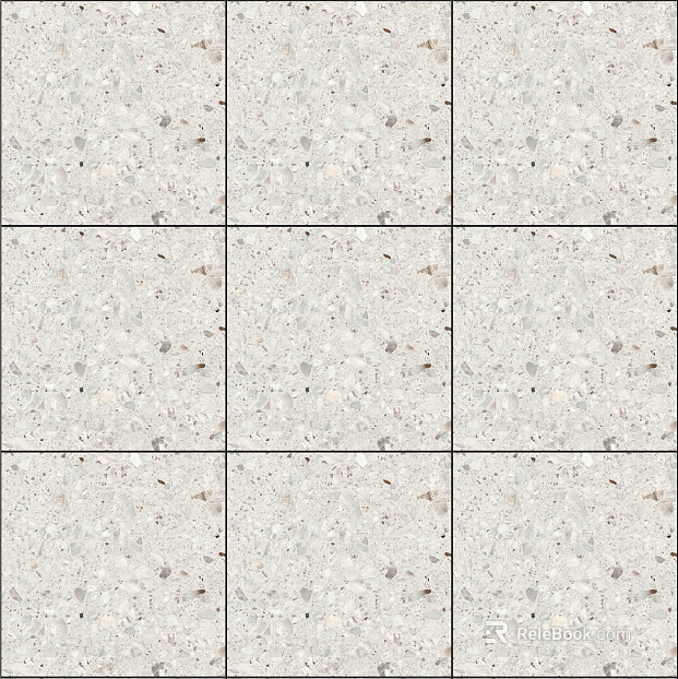 Light terrazzo square terrazzo terrazzo stone map texture