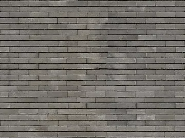 Brick wall ancient wall gray brick seamless 3d model