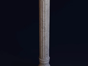 Light gray marble Roman column building components texture (ID:ffaeh567686)