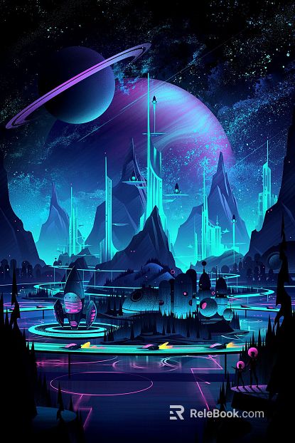 cartoon painting texture