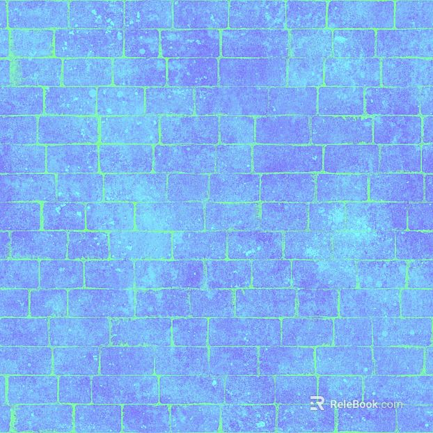 Blue purple old brick wall indoor background wall texture