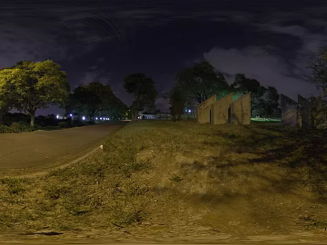 Outdoor Country Park Night HDR texture (ID:ffabg03451)