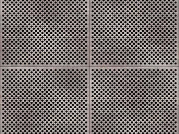 Perforated plate metal texture (ID:ffajg18225)