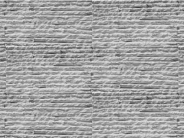 Machine cut stone light gray white shallow groove texture board (ID:ffabg97284)