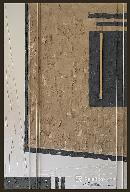 three-dimensional physical painting texture