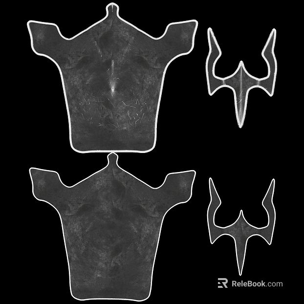Dark gray old metal decoration texture