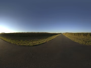 Field Road Sunrise HDR texture (ID:ffabg20251)