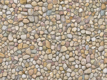 Modern Culture Stone Cobblestone Stone Wall Exterior Wall Gravel Wall Tiles texture (ID:ffach484956)