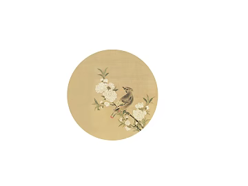 circle frame painting texture (ID:ffaeg82150)