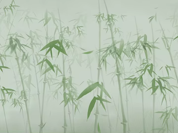 Bamboo drawn film background silhouette flower texture (ID:ffajh605067)