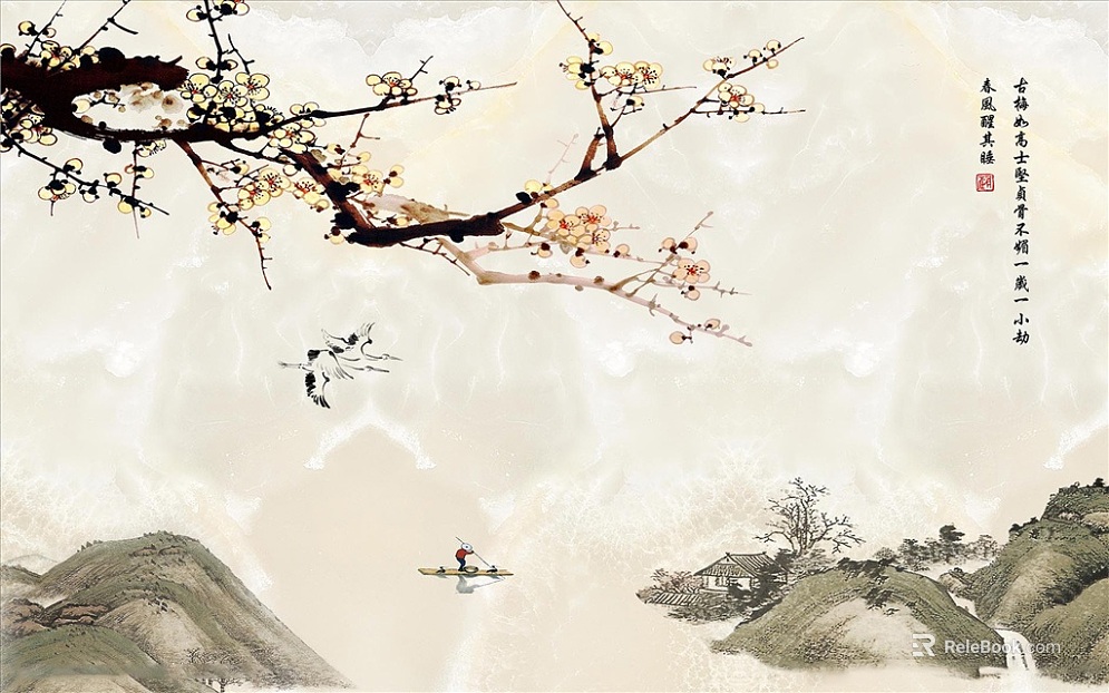 landscape painting texture