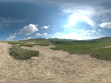 Outdoor Sunny Daytime Lawn HDR texture (ID:ffach333735)