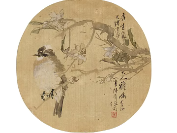Modern New Chinese Decorative Painting Song Painting Chinese Painting Ink Painting Flower and Bird Painting Plant Painting Animal Painting texture (ID:ffaeh589621)
