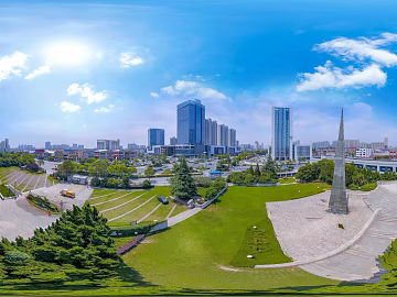 HDR City Leisure Square Panoramic View texture (ID:ffach010303)